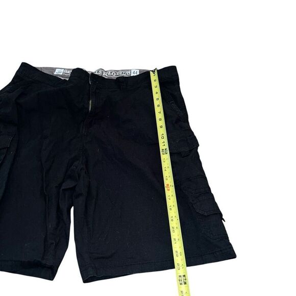 BEVERLY HILLS POLO CLUB Men’s Black Cargo Shorts Size 44 - Picture 5 of 7